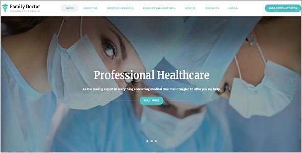 Medical Consulting Website Template