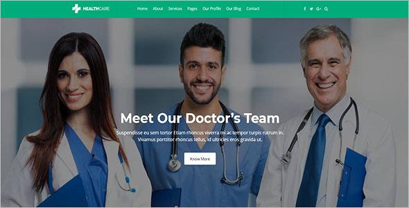 Medical Responsive Website Template