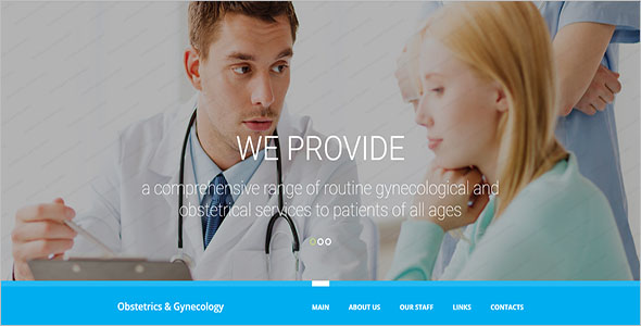 Medical Responsive Website Theme