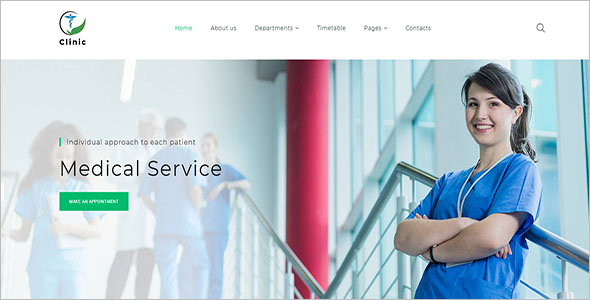 Medical Service HTML5 Website Template