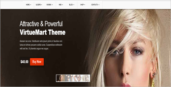 Modern Mobile Virtuemart Template