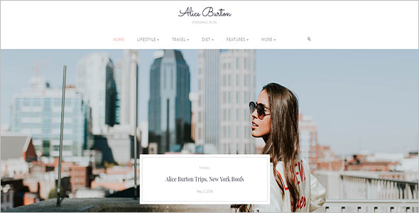 Personal Blog Elementor WordPress Theme