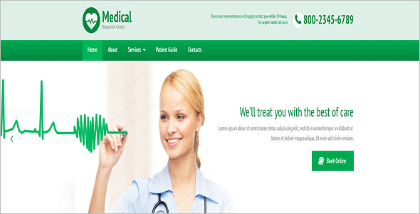 Premium Medical Website Template