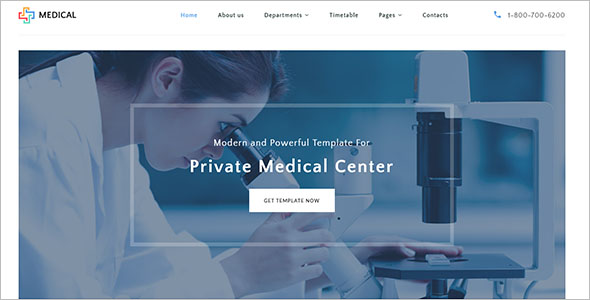 Private Medical Center Website Template