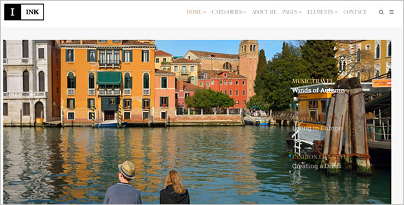 Sample Minimalist Blog WordPress Woo commerce Theme