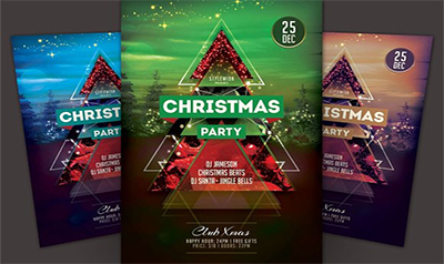 Christmas Party Flyer Templates