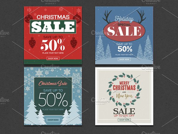 Christmas Sale Banners