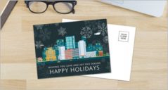 33+ Holiday Postcard Designs