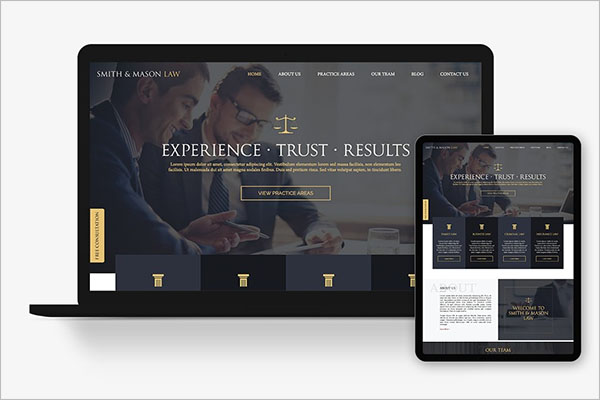 Responsive Lawyer Template