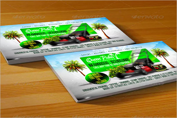 Retro Gardening Business Card