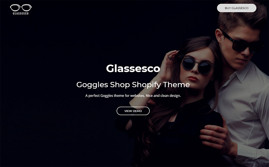 Glassesco - Goggles Shop Shopify Theme