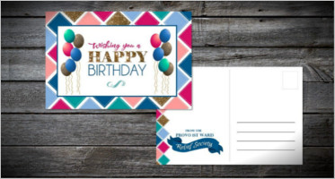 Birthday Postcard Designs Free Download | Creativetemplate