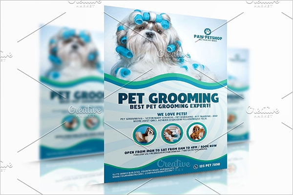 Commercial Dog Service Flyer