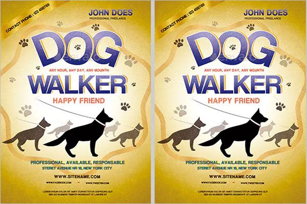 Dog-Service-Graphic-Flyer-Design