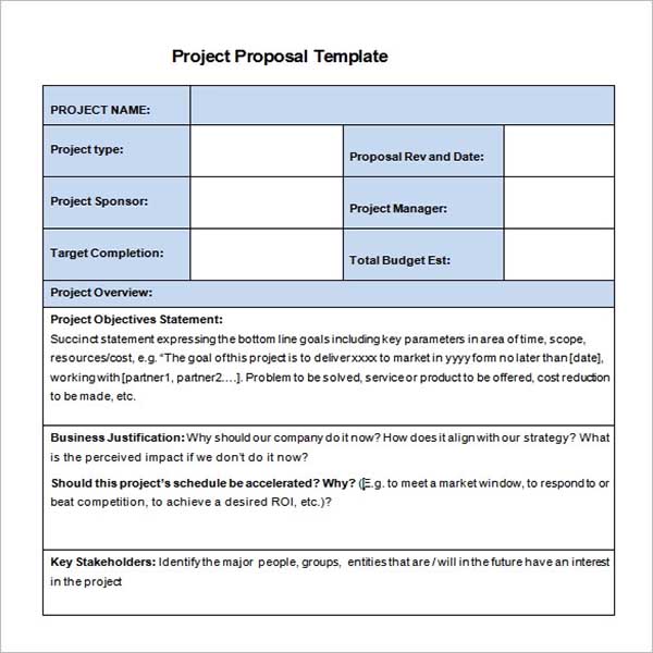 project proposal education