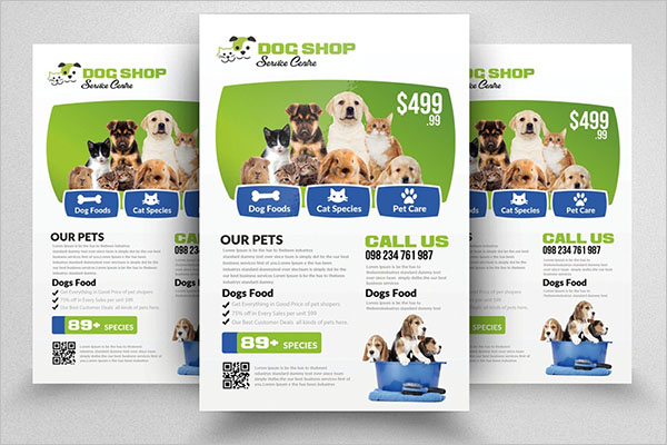 Elegant Dog Service Flyer Design