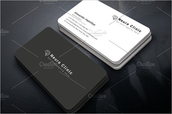 Simple and Free Clinic Business Cards | Creativetemplate