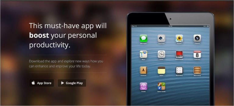 App Landing Page Template2