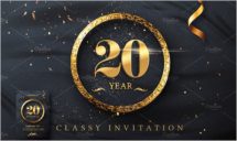 Classy Birthday Invitation