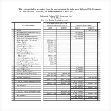 Blank Income Statement Templates for Easy Use