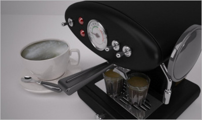 Cappuccino coffee machine - 3D Appliances