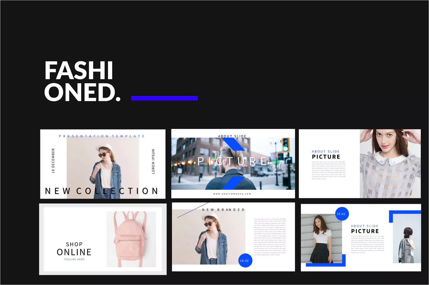 Fashioned Stylist Powerpoint Presentation Template Creative Template