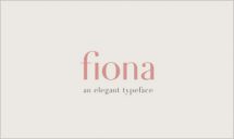 Fiona Elegant Typeface