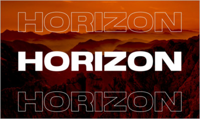 Horizon Wide Sans Serif