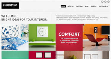 Interior Design Joomla Themes & Templates