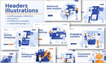 Landing page template kit