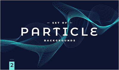 Particle Abstract Backgrounds vol 2