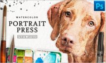 Watercolor Portrait Effect PRO