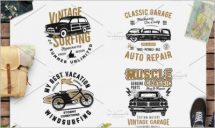 4 Summer Surf & Classic Garage Print