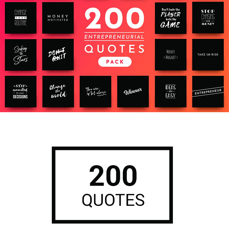 200 Ready-to-Use Entrepreneurial Quotes Social Media