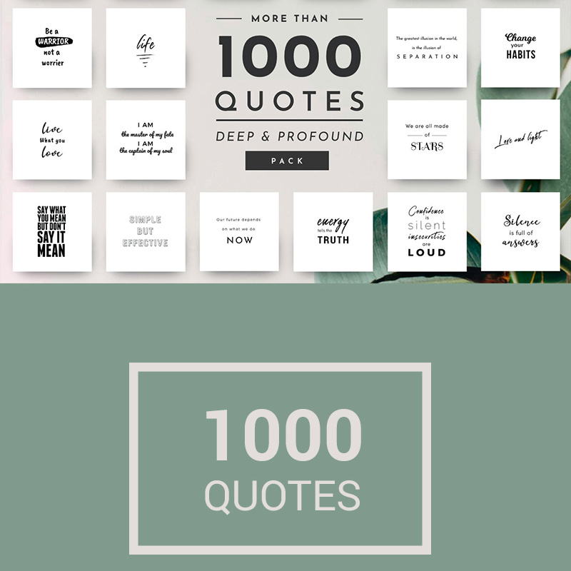 1,000 Unique and Elegant Quotes Social Media