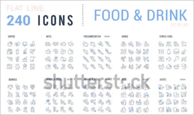Big Collection Linear Icons Set