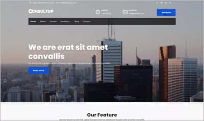 Consultup WordPress Theme - Free Download