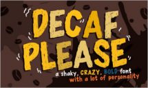 Decaf Please Font