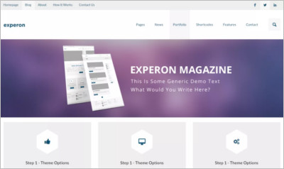 Experon Magazine WordPress Theme - Free Download