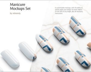 Manicure Mockups Set