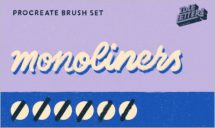 Monoliners Procreate Brush Set