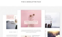 Pink E-Newsletter Pack