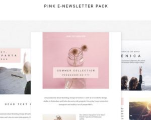 Pink E-Newsletter Pack