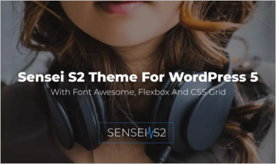 Sensei S2 WordPress Theme - Free Download