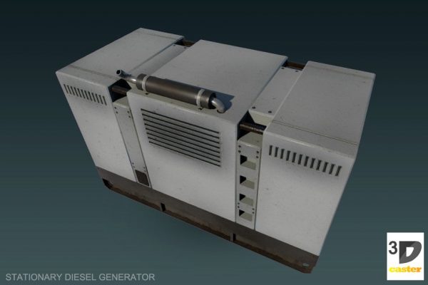 Stationary diesel generator