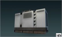 Stationary diesel generator