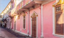 Street in the Portuguese style Romani