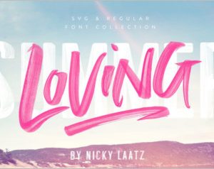 Summer Loving Font Collection
