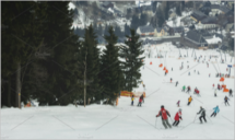 people skiing on a ski slope