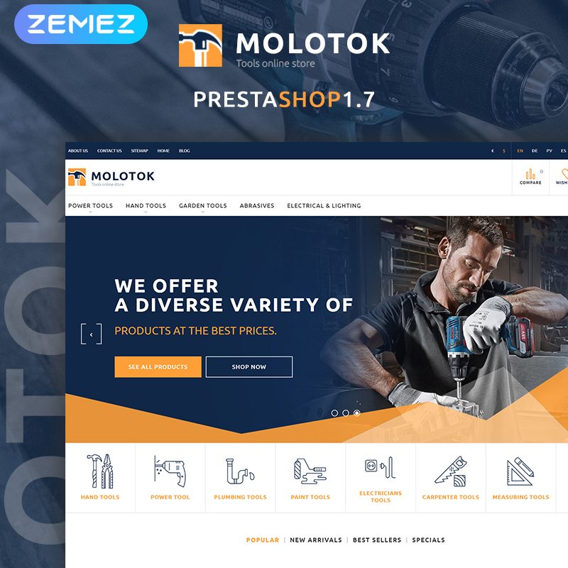 Molotok 2 PrestaShop Theme